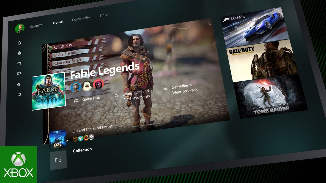 New Xbox One Experience