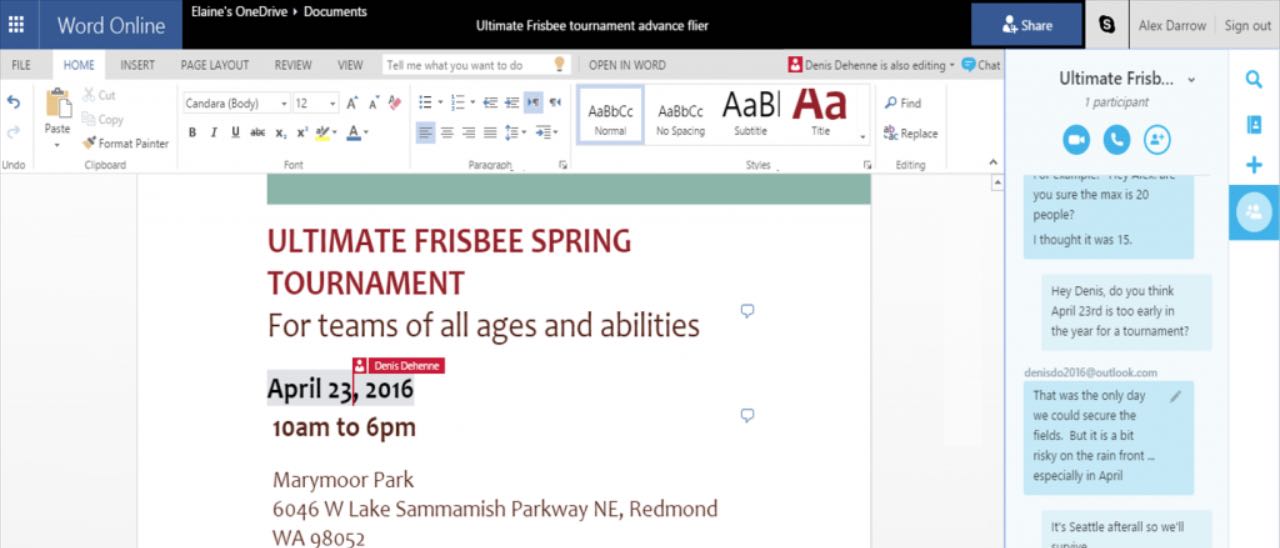 Microsoft integra Skype in Office Online