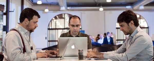 I tre organizzatori di State of the Net: 