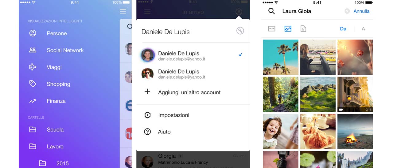 La nuova Yahoo mail multiboxes