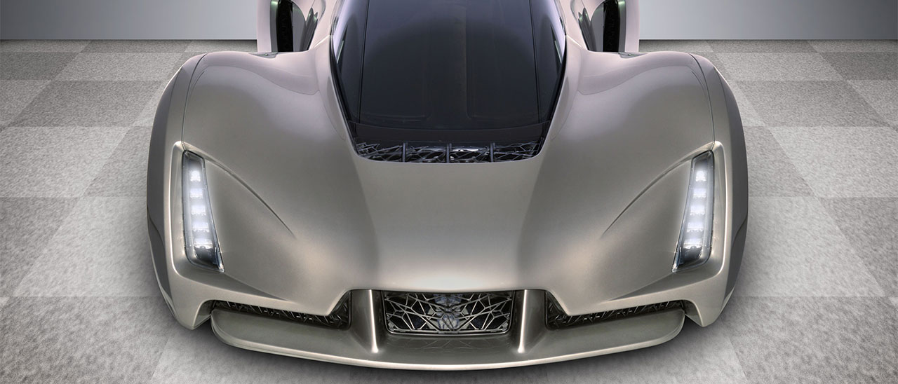 Blade, la supercar creata con le stampanti 3D