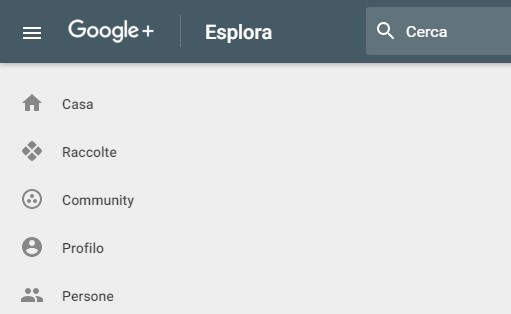 La nuova interfaccia di Google+