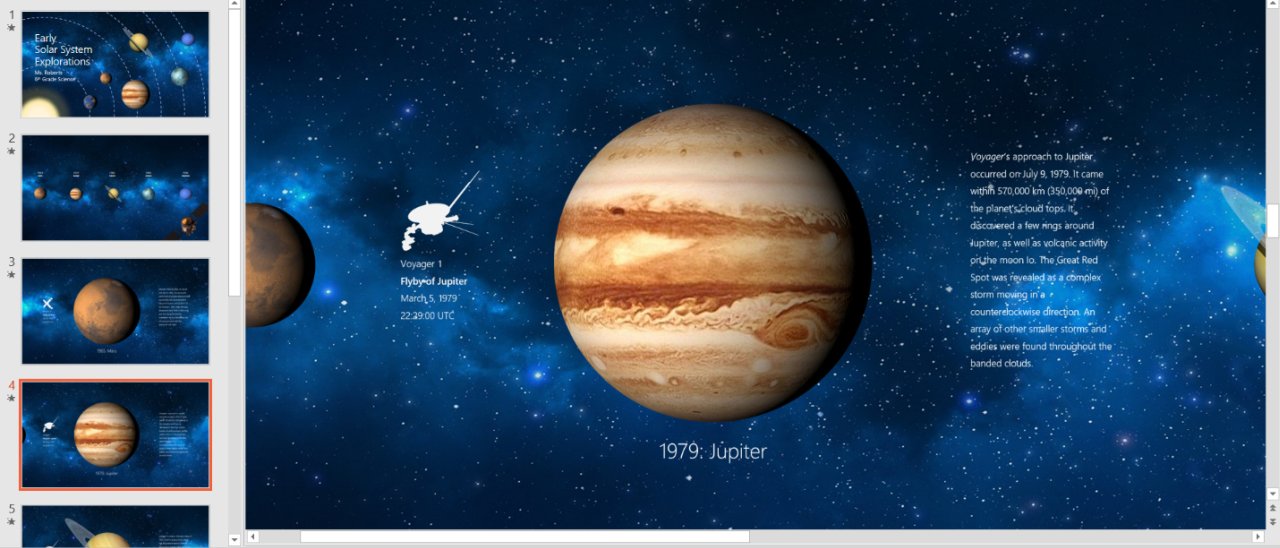 Designer e Morph, l'evoluzione di PowerPoint