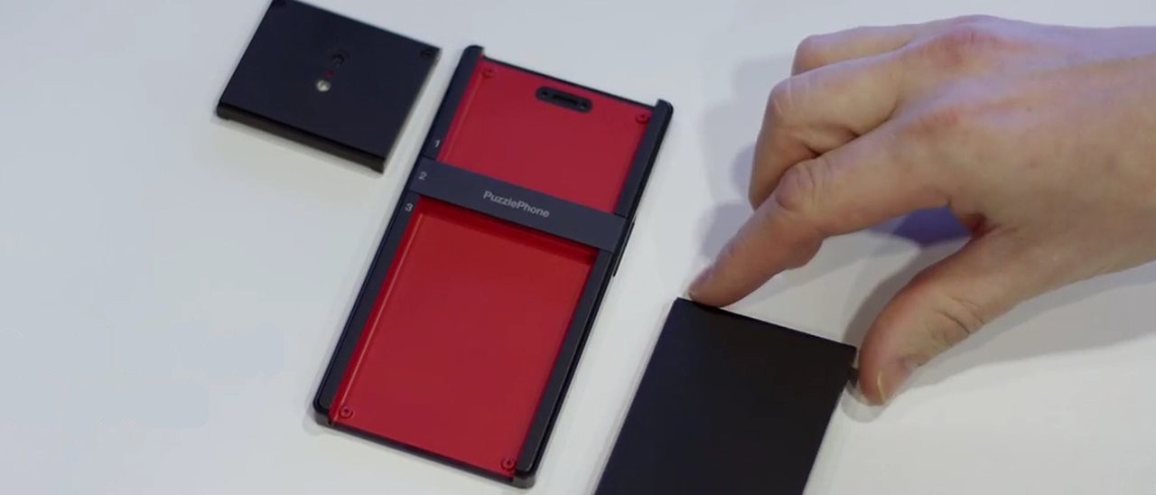 PuzzlePhone, smartphone Android con tre moduli