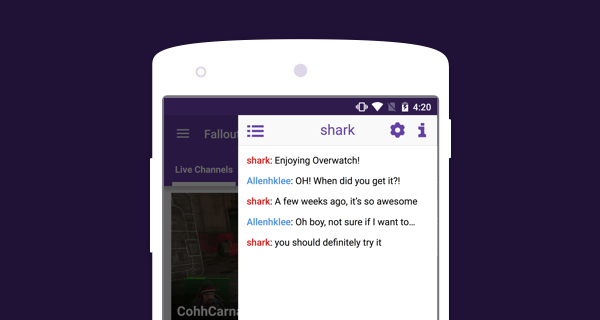 Whispers per Android