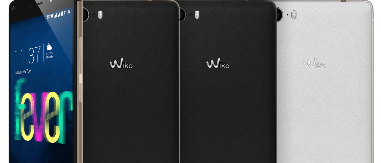Wiko Fever, smartphone Android fosforescente