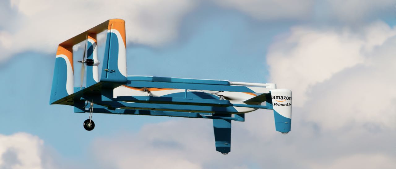 Amazon svela il design dei suoi droni