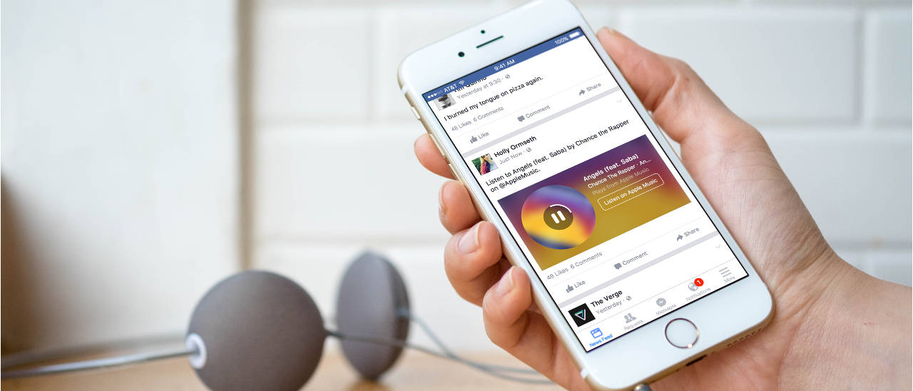 Facebook permette di condividere la musica