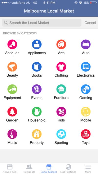 Facebook Local Market