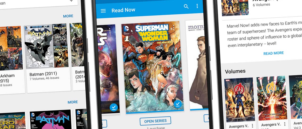 Google Play Libri: update su Android per i fumetti