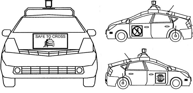 Il brevetto "Pedestrian Notifications" assegnato a Google per la self-driving car