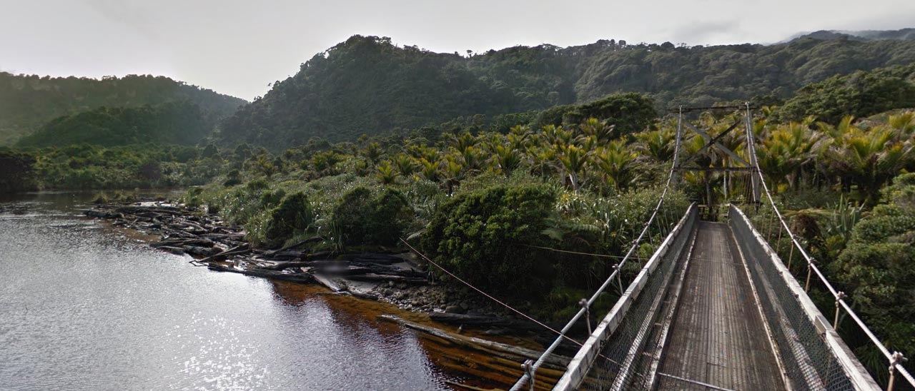 Le Great Walks della Nuova Zelanda su Street View