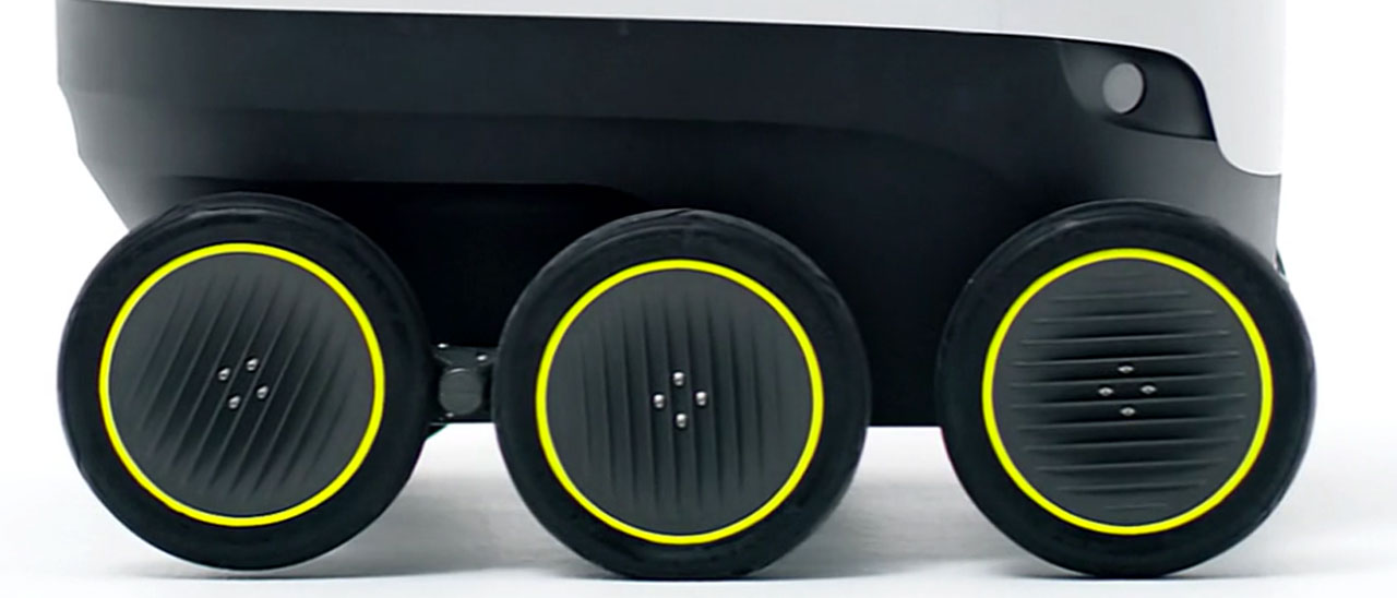 Il self-driving robot per le consegne a domicilio