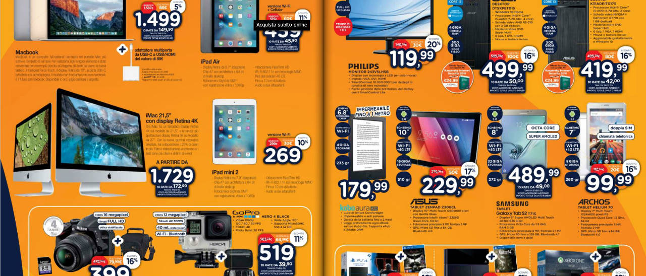 Volantino Unieuro, le TV regalano TomTom Bandit