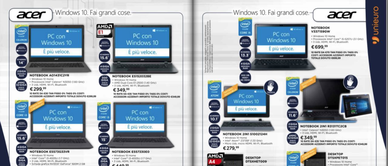 Unieuro invita a scoprire Windows 10