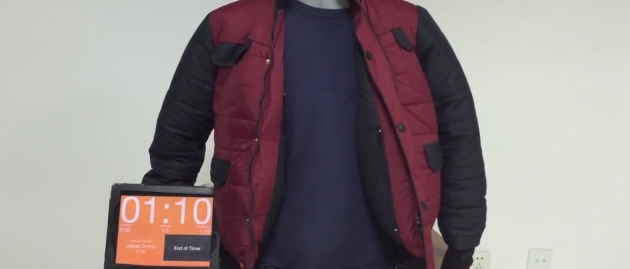 SDJ-01, il giubbotto self-drying di Marty McFly