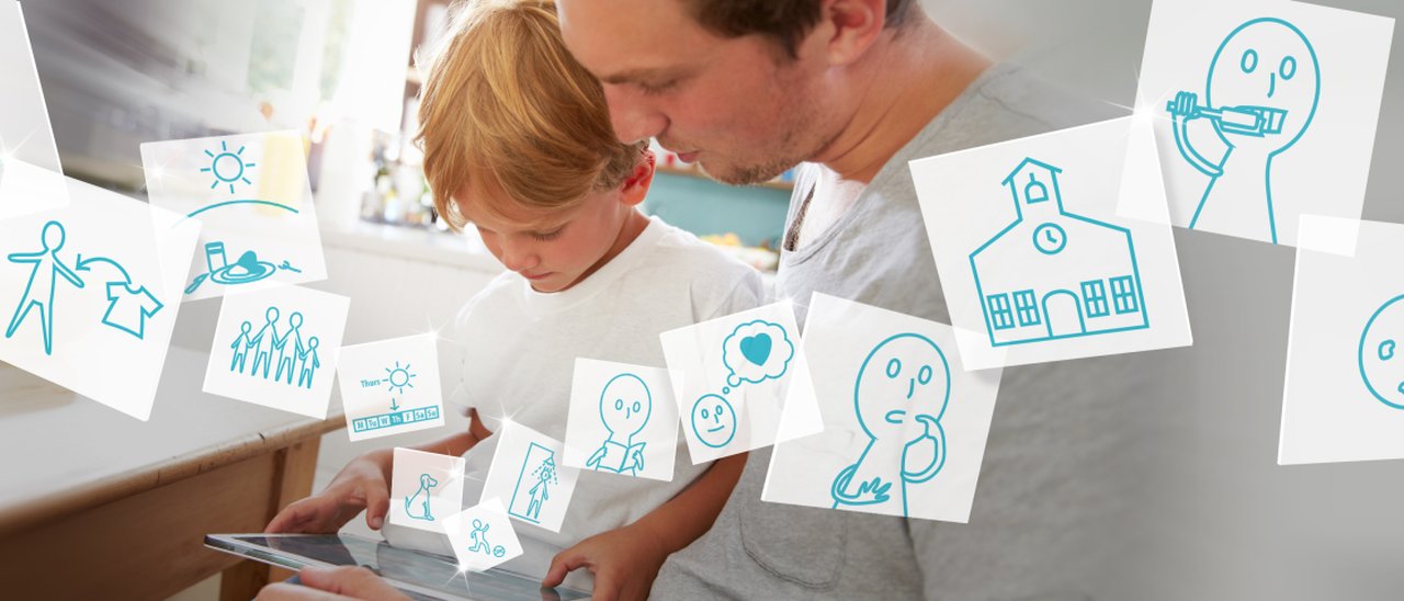 SwiftKey Symbols, comunicazione con pittogrammi