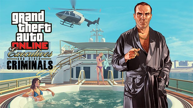 L'artwork di Grand Theft Auto Online: Dirigenti e altri criminali