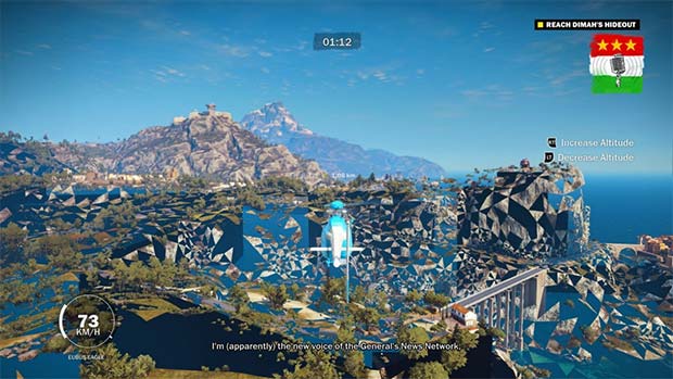 Uno dei glitch che affliggono il comparto grafico di Just Cause 3 su PC