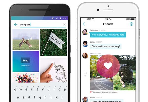 Il Messenger di Yahoo per smartphone (Apple o Android) ha diverse funzionalità, le principali riguardano l'inserimento di Gif animante nelle conversazioni e