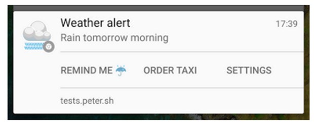 Il pulsante di notifica personalizzato introdotto da Google nella versione beta di Chrome 48