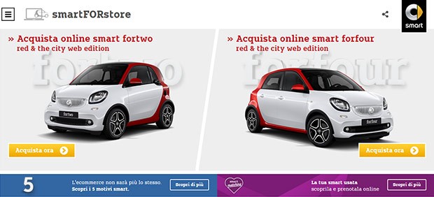 smartFORstore, il primo e-commerce dell'ambito automotive