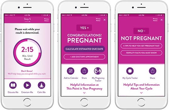 Screenshot per l'applicazione di First Response Pregnancy PRO