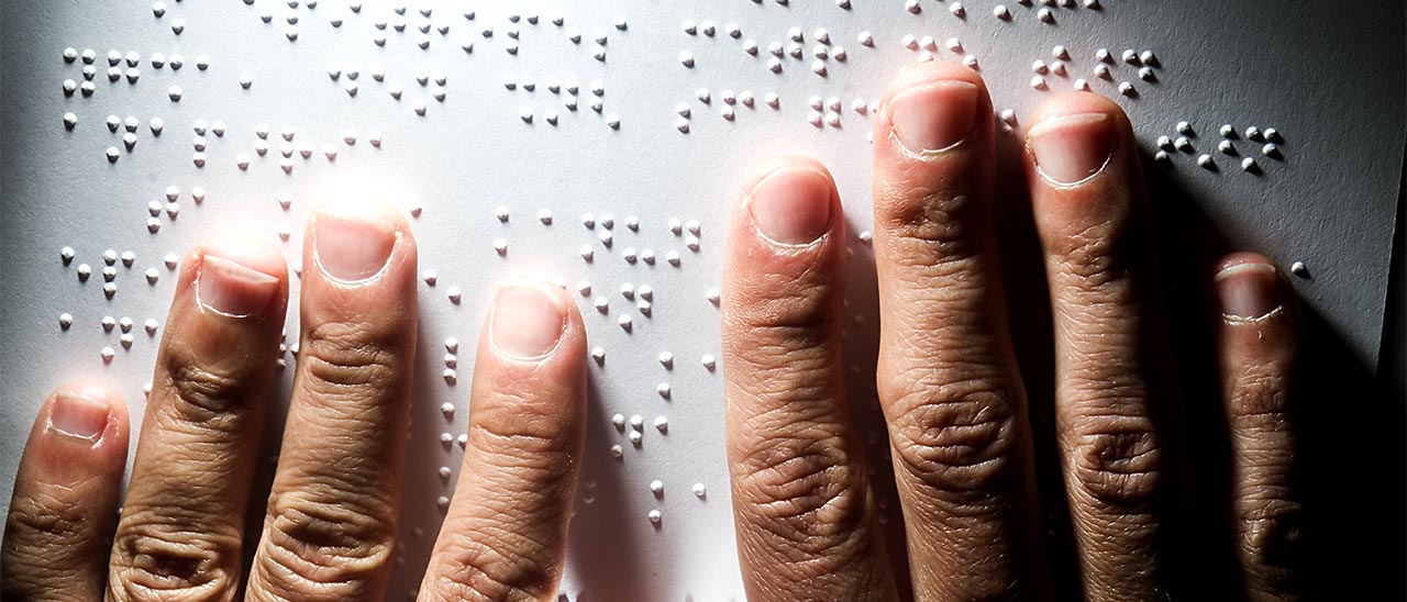L'eBook reader con display in braille