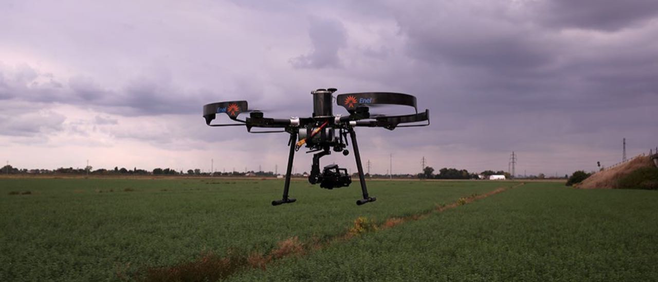 Droni per combattere l'inquinamento