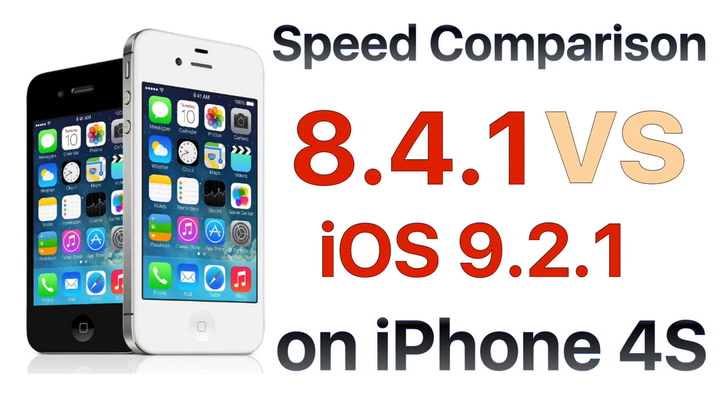 iOS 8.4.1 VS iOS 9.2.1 - iPhone 4s