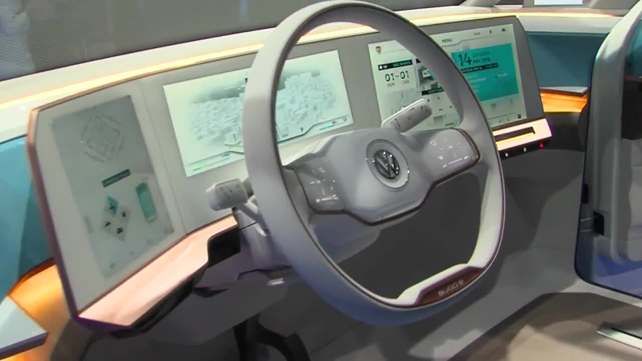 Il concept di van elettrico Volkswagen BUDD-e