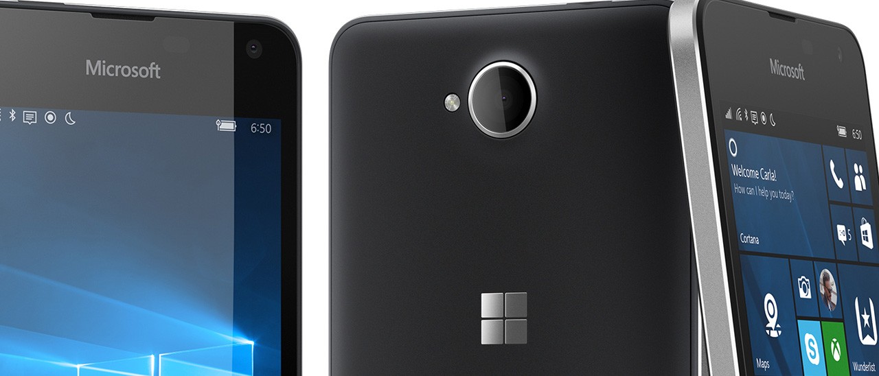 Microsoft Lumia 650, Windows 10 Mobile in metallo