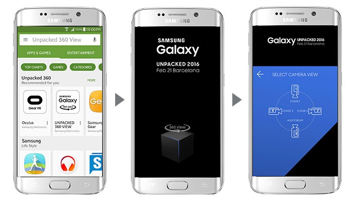 Galaxy S7 Unpacked 2016 VR