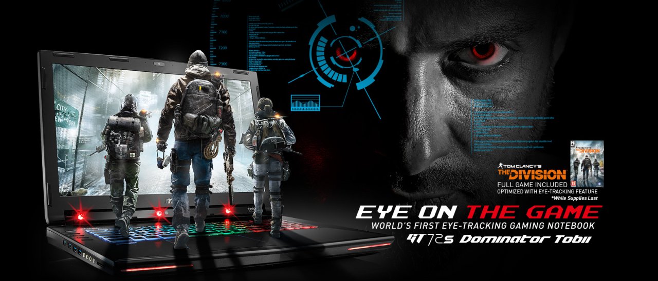 MSI GT72S G Tobii, giocare con gli occhi