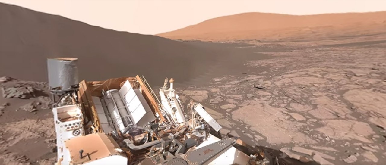 Curiosity: dopo il selfie, il video a 360 gradi