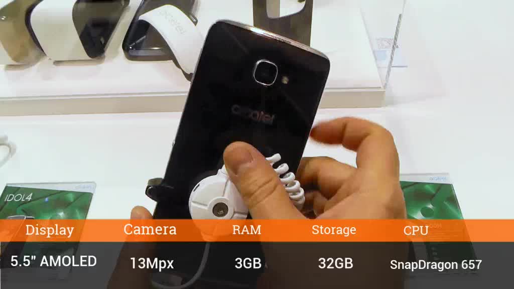 MWC 2016: primo test per Alcatel Idol 4S