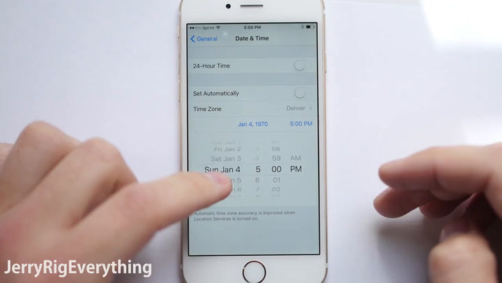 Bug iPhone 1970 - Soluzione Rapida