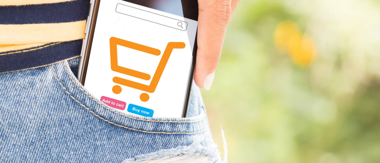Smartphone strumento per lo shopping