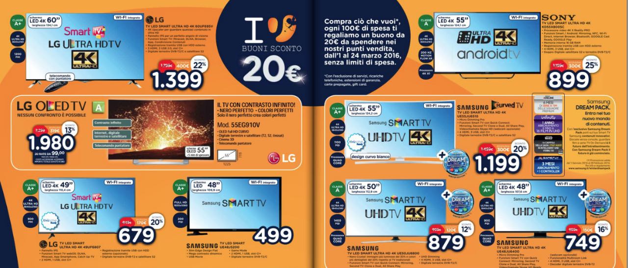 Unieuro regala buoni sconto