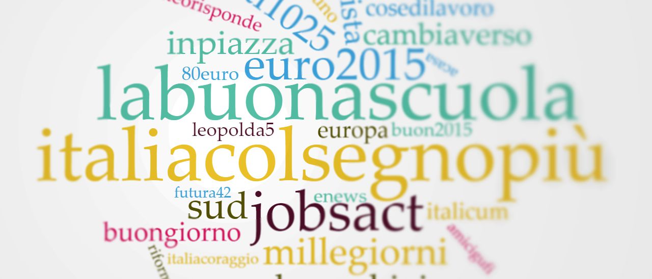 #ventiquattro: tutti gli hashtag del Presidente