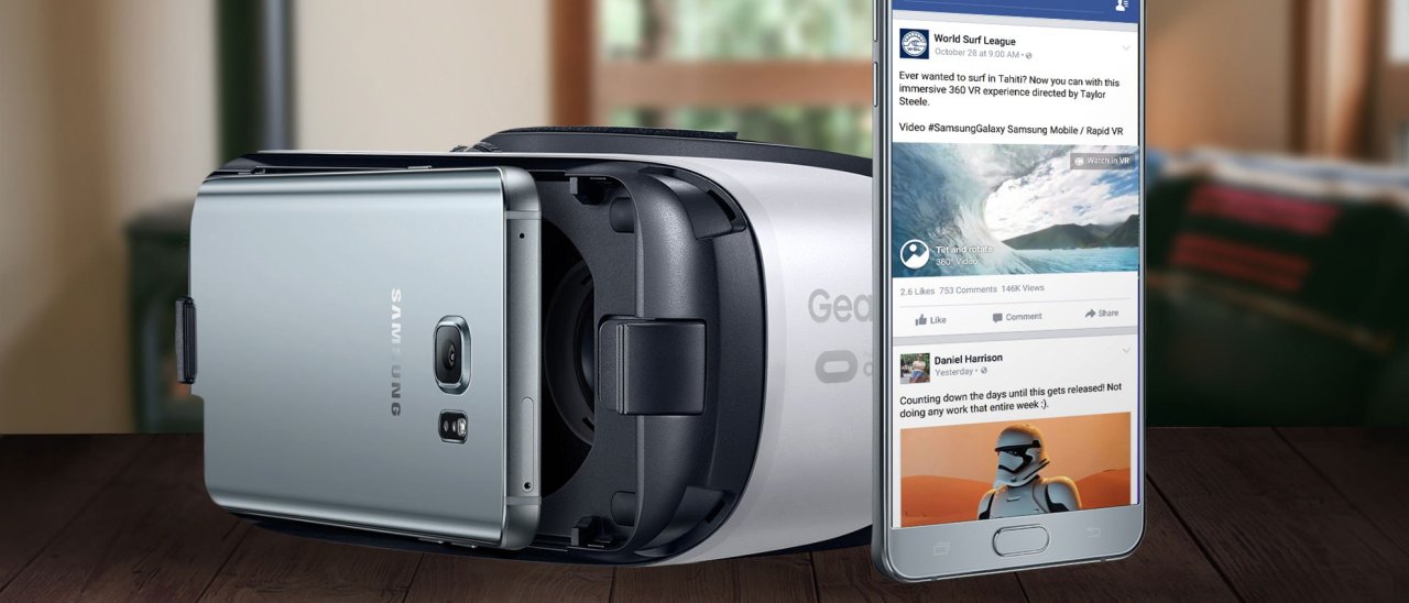 Samsung Gear VR, Oculus integra Facebook 360