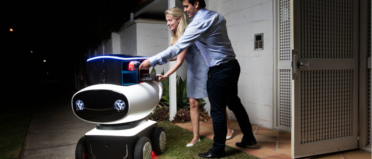 La pizza la consegnerà un robot