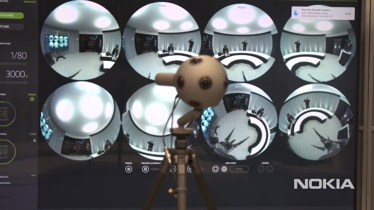 La realtà virtuale catturata con Nokia OZO