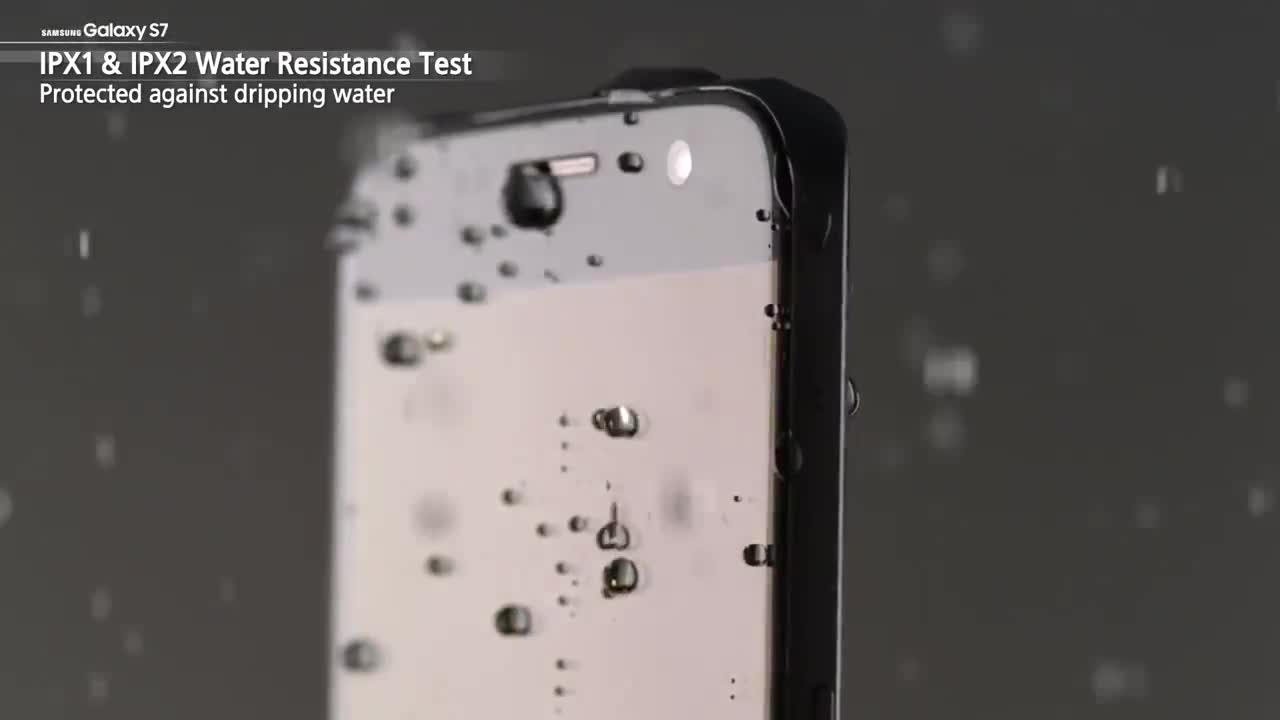 Samsung Galaxy S7: la resistenza ad acqua e polvere