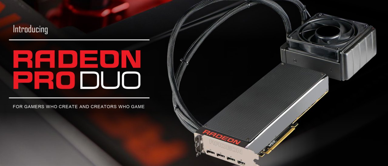 AMD Radeon Pro Duo arriva sul mercato