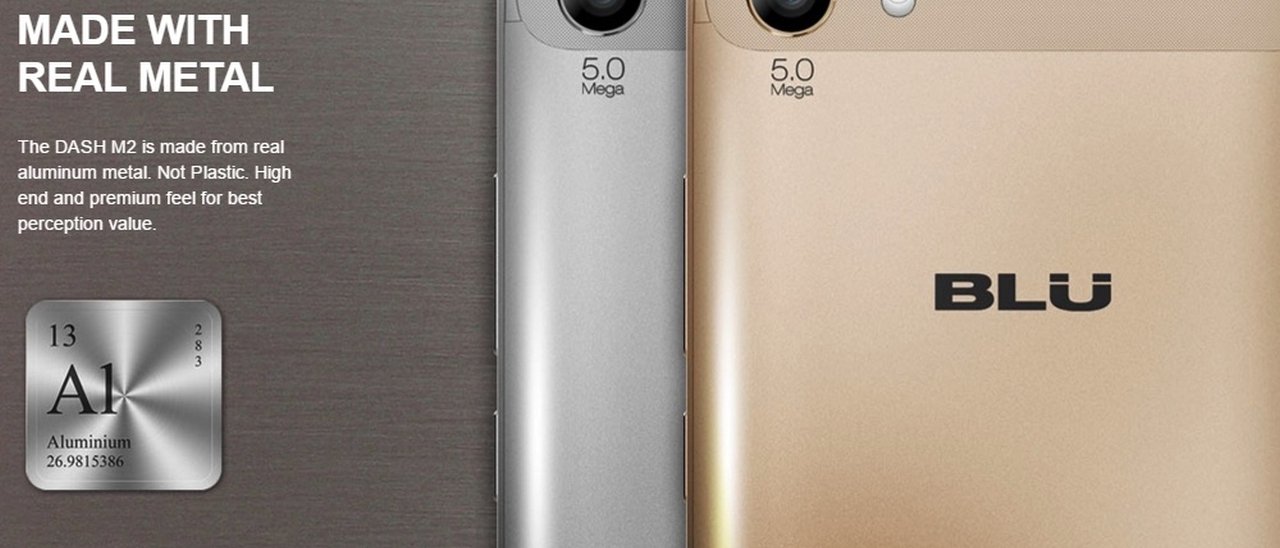 BLU Dash X2 e M2: telaio in metallo e Android 6.0