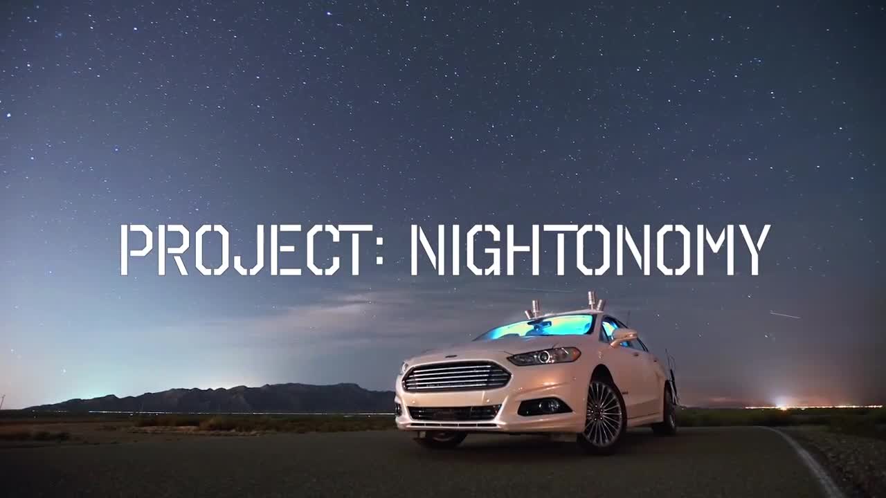 Guida autonoma: il Project Nightonomy di Ford