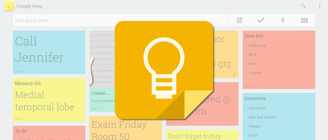 Google Keep: un'estensione per Chrome