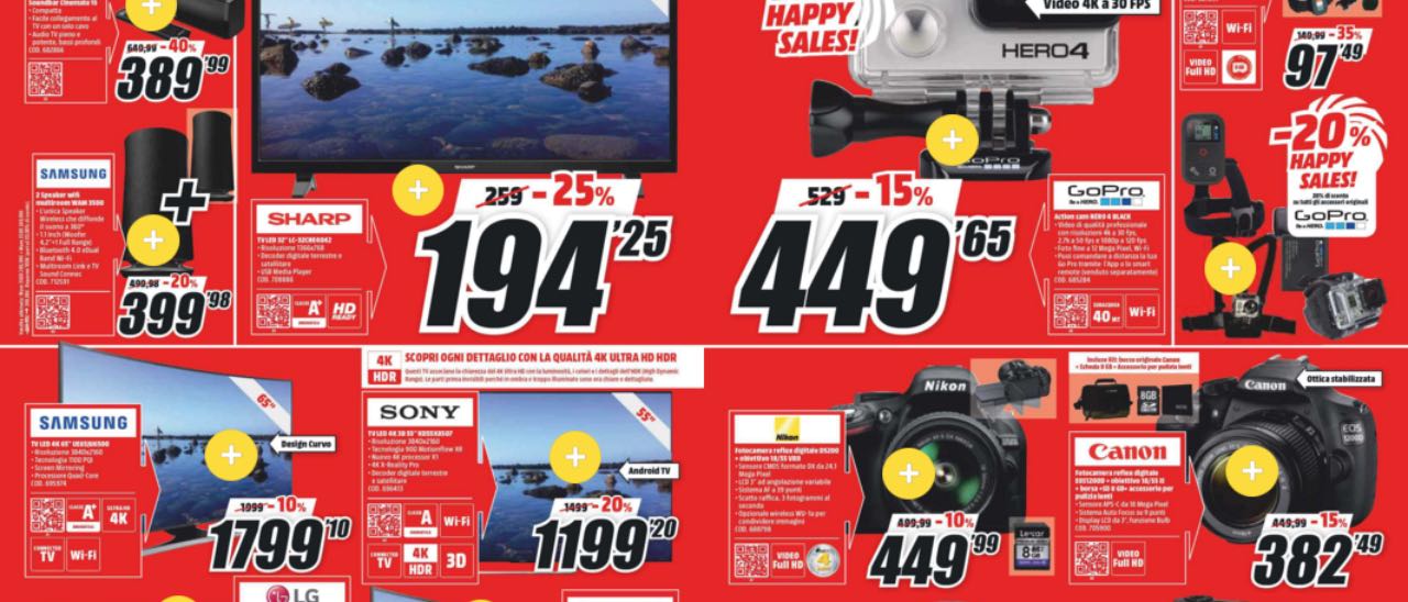 MediaWorld, sconti sino al 50% su tanti prodotti