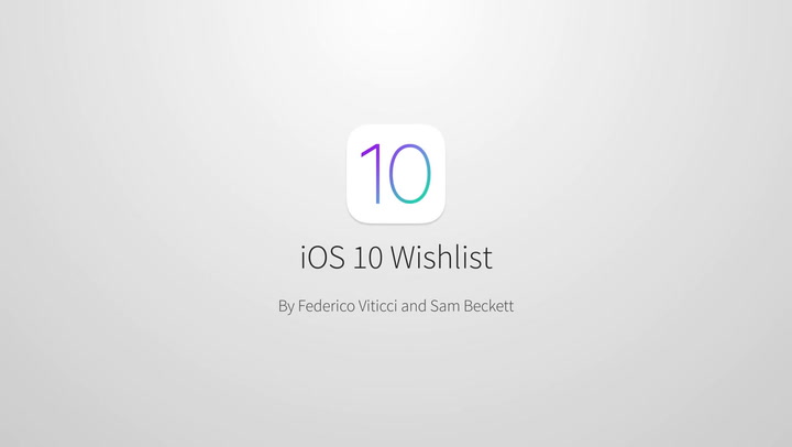 iOS 10 - Concept (Dark Mode, API Siri)
